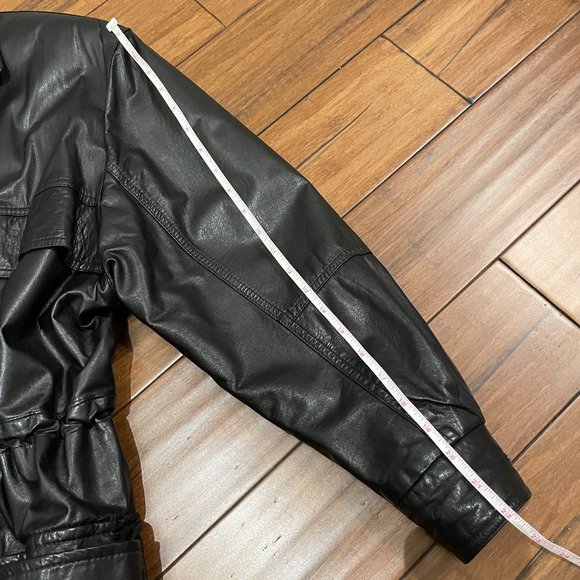 Y2K Canadian Made Leather Jacket -M/L- - Picture 12 of 16